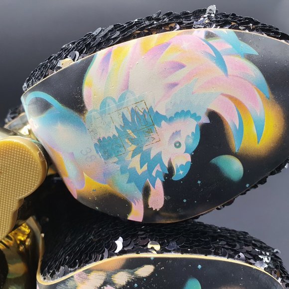 Irregular Choice Disco Bunny shoes - Black Sequin - Picture 8 of 12